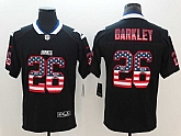 Nike Giants 26 Saquon Barkley Black USA Flag Fashion Color Rush Limited Jersey,baseball caps,new era cap wholesale,wholesale hats